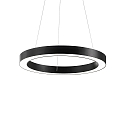 LED pendant luminaire ORACLE ROUND, � 60cm, 39W 3000K 2500lm, black