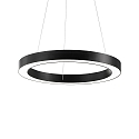 LED pendant luminaire ORACLE ROUND, � 70cm, 43W 3000K 2800lm, black