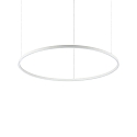LED pendant luminaire ORACLE SLIM, � 90cm, 48W 3000K 3000lm, white