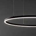 LED pendant luminaire ORACLE SLIM, � 90cm, 48W 3000K 3000lm, black