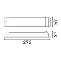 Ideal Lux Betriebsger�t f�r 24 Vdc LED Strips, IP20, DALI / Push-dimmbar, 150W
