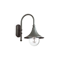 Outdoor wall luminaire CIMA, IP43, E27 max. 60W, aluminium / acrylic, anthracite