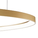 Ideal Lux pendant luminaire GEMINI 425 round, adjustable IP20, brass