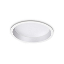 LED Einbauleuchte DEEP, IP20, � 21cm, Aluminium wei� / diffus, 30W 4000K 3200lm 77�
