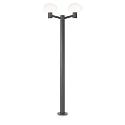 Outdoor Stehleuchte CLIO 2, 197cm, IP44, 2-flammig, 2x E27, ohne Abdeckung, Aluminium, Anthrazit