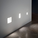 Ideal Lux LED Wand-Einbauleuchte WALKY-2, IP20, 1W 3000K 60lm, CRi >90, Gips �berstreichbar