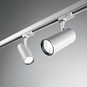 Ideal Lux LED 3-Phasen-Schienenstrahler FOX 15W MEDIUM ON-OFF, CRI 80, schaltbar, verstellbar, 3000K 1600lm 41�, wei�
