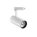 Ideal Lux LED 3-Phasen-Schienenstrahler FOX 25W BIG ON-OFF, CRI 80, schaltbar, verstellbar, 3000K 2460lm 35�, wei�