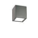 outdoor ceiling luminaire TECHO BIG square GU10 IP54, anthracite dimmable