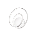 wall luminaire OZ AP ON-OFF round, on/off IP20, white matt 