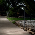 Ideal Lux LED Outdoor Stehleuchte AGOS, H: 800 mm, 6,5W, 3000K, 670lm, IP54, anthrazit