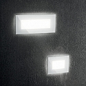 Ideal Lux ceiling recessed luminaire INDIO square IP65, white