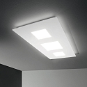 Ideal Lux LED Deckenleuchte RELAX, 1100 mm, 84W, 3000K, 8100lm, IP20, dimmbar, wei� 