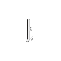 Aufbau-Deckenstrahler LOOK, IP20, zylindrisch, H�he 95cm / � 6.5cm, inkl. GU10 LED (7W 3000K 540lm 50�, on-off), schwarz