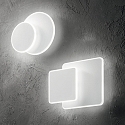 Ideal Lux LED Wandleuchte POUCHE, quadratisch, 250 mm, 14W, 3000K, 1300lm, IP20, wei�