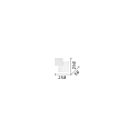 Ideal Lux LED Wandleuchte POUCHE, quadratisch, 250 mm, 14W, 3000K, 1300lm, IP20, wei�
