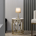 Ideal Lux table lamp SET UP 235 E27 IP20, brass