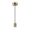Ideal Lux pendant luminaire SET UP adjustable E27 IP20, brass