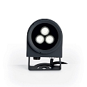 Ideal Lux LED Bodenstrahler ULEX, 8,5W, 3000K, 640lm, IP65, schwenkbar, anthrazit