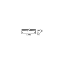 Ideal Lux linear luminaire THOR 100 IP65, anthracite 40W 4850lm 3000K 100cm