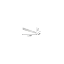Ideal Lux LED Wandleuchte LINUS, 34W, 4000K, 3850lm, IP20, wei�