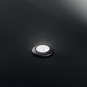 Ideal Lux floor recessed luminaire WAY UP � 50MM round, walkable G9 IP67, black