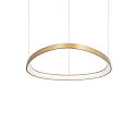 pendant luminaire GEMINI 610 round, adjustable IP20, brass