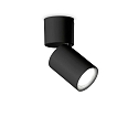 Ideal Lux Deckenstrahler TOBY, GU10, Lichtverteiler schwenk- und drehbar, schwarz