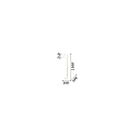 Ideal Lux floor lamp AXEL with switch, adjustable E27 IP20, white