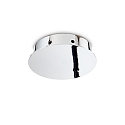 canopy MAGNETICO 8 LUCI round, 8-fold, chrome, polished aluminium