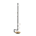 floor lamp BIRDS PT5 5 flames, with switch G9 IP20, black matt 