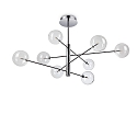 Pendelleuchte EQUINOXE SP8, IP20, 8xG4, Chrom
