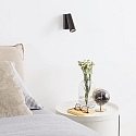 wall luminaire PIPE with switch IP20, white