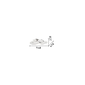 Ideal Lux LED Deckenleuchte CLOUD, L: 740 mm, 51W, 3000K, 3150lm, wei�