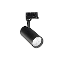 LED 3-Phasen Strahler FOX 25W BIG ON-OFF, CRi >90, schaltbar, verstellbar, 3000K 2160lm 35�, schwarz