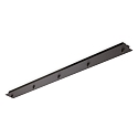 Baldachin LINEAR STANDARD, eckig, 120cm, 5-fach, �berstand-Blende, schwarz