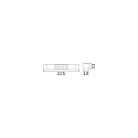 Ideal Lux line connector EGO, white