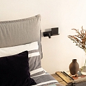 Ideal Lux LED Wandleuchte KOMODO-1 AP, IP20, 4,5W, 3000K, 250lm, Spot links, schwarz