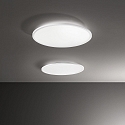Ideal Lux ceiling luminaire FLY SLIM PL LED LED IP40, powder coated, white