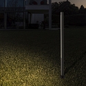 Ideal Lux Outdoor LED Stehleuchte JEDI PT, IP65, H�he 160.5 cm, 25W 3000K 1060lm, CRi >90, mit Erdspie�, schaltbar, schwarz