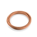 Kabel, gerade, � 5mm, 5 Meter, ummantelt, FEPT-Textil kupfer (CAVO TESSUTO)