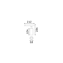 Ideal Lux LED 3-Phasen-Schienenstrahler FOX 15W MEDIUM 1-10V, CRI >90, dimmbar 0-10V, verstellbar, 3000K 1350lm 41�, wei�
