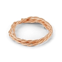 Textilkabel CAVO TESSUTO INTRECCIATO, 2-fach, gedreht, � 5mm, 5 Meter, ummantelt, kupfer