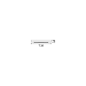 canopy LINEAR ALL IN 4-fold, square, with cover, white matt