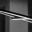 Ideal Lux LED Pendelleuchte ORACLE SLIM D090 DALI/PUSH, 42W, 3000K, 4500lm, IP20, schwarz