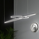 pendant luminaire ORACLE SLIM SP LED round IP20, black 