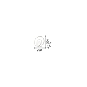 Ideal Lux LED Wandleuchte OZ AP, IP20, � 29cm, CRi >90, DALI dimmbar, 28W 3000K, messing