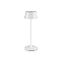 LED Outdoor Akku-Tischleuchte PURE, 32cm, 3,7V, 1,5W, 3000K, 230lm, IP54, integr. Touch-Dimmer, wei�