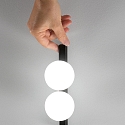 Ideal Lux floor lamp PING PONG IP20, black 