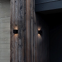 Ideal Lux LED Outdoor Wandleuchte ATOM UP/DOWN, 12W, 3000K, 1050lm, CRI>90, IP54, schwarz